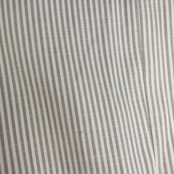 Preston & York Blazer Womens‎ 12 Beige White Striped Single Button Career Jacket - Picture 13 of 13